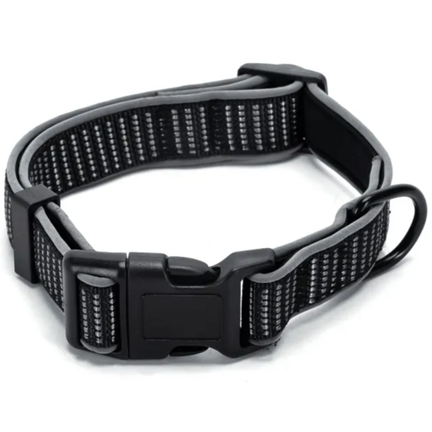 reflexný obojok čierny 2,5 cm-